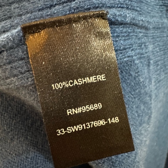 Todd Snyder Cashmere Cardigan Blue L - Picture 6 of 7